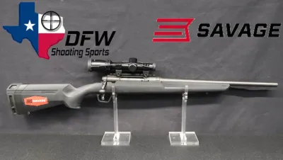SAVAGE AXIS .350 LEGEND SAVAGE W/ EDENBERG 1.5-5X20 SCOPE PENNY! Current Bid $255.00 4d 18h | 4 Bids