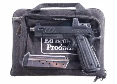 Ed Brown Customs EB/ZEV 1911 9mm Luger Pistol 4.25" 9rd RMR FX1-ZEV19-RMR-9 Current Bid $1,425.00 4d 13h | 12 Bids