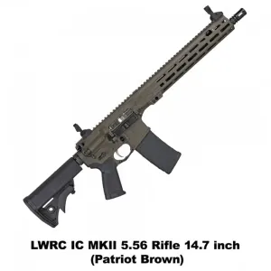 LWRC IC MKII 14.7" 5.56 NATO RIFLE PATRIOT BROWN (ICMKIIR5PBC14P)
