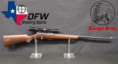 SAVAGE MODEL 23D SAVAGE SPORTER .22 HORNET PENNY! Current Bid $310.00 4d 18h | 12 Bids