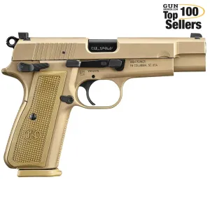 FN AMERICA High Power 9mm 4.7in 2x10rd FDE/FDE DS Pistol (66-101117)
