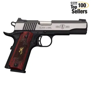 BROWNING 1911-380 Black Label Medallion Pro .380 Auto 4.25" Pistol 51912492