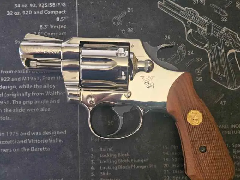 Rare Colt Lawman MK V2" 357 Magnum Nickel 1983 for sale in Houston Texas
