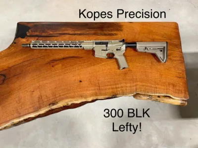 Kopes Precision 300 BLK AR Rifle, Left Hand