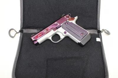 Kimber Micro 9 Amethyst 9mm Pistol 3.15" BBL 6+1 Factory Soft Case Used