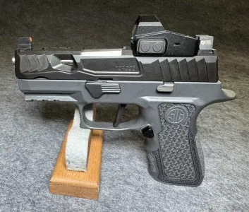 Sig P320 Norsso Custom Carry 9mm Pistol Gray Guns Barsto Swamp Fox - Used
