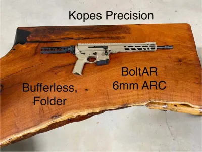Kopes Precision BoltAR 6mm ARC 12.5" Pistol Folding Stock Bolt Action 6 ARC