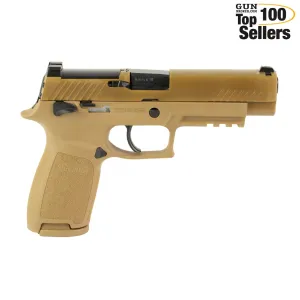 SIG SAUER M17 9mm 4.7in Siglite Sight 3x10rd Coyote Pistol M17-9-CSS-MS-10
