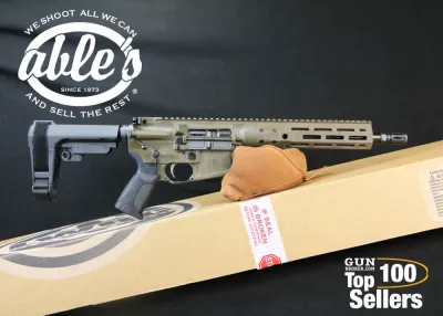 LWRC IC-DI Pistol ICDIP3PBC10MLSBA3, 300 Blackout, 10.5", Brown, 30 Rd, NIB