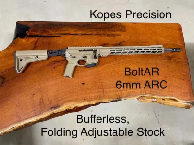 Kopes Precision BoltAR 6mm ARC 18" Rifle Folding Stock Bolt Action 6 ARC