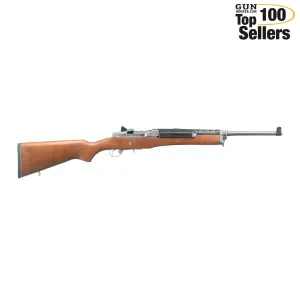 Ruger 5802 Mini-14 Ranch 5.56 NATO 18.50" 5+1 Matte Stainless Bl Wood Stock