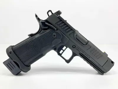 ALPHA FOXTROT ROMULUS 3.5" COMP 9MM PISTOL (DLC FLAT - MOS)