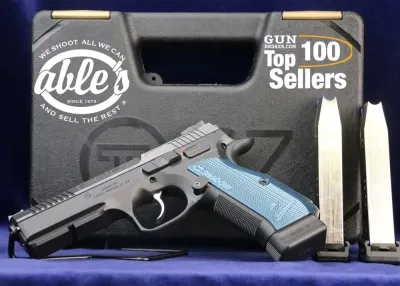 CZ Shadow 2 OR Pistol 91251, 9mm, 4.9", Blue Aluminum Grips, 19 Rd, NIB
