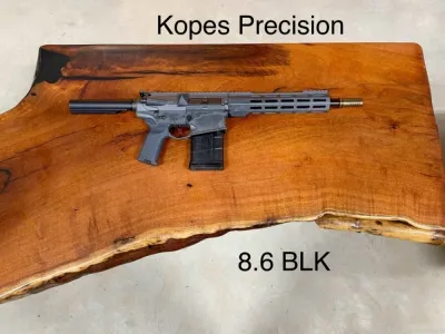 Kopes Precision 8.6 BLK AR 10 Pistol Sniper Grey