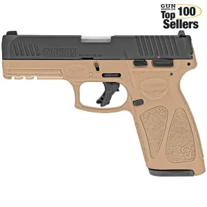 Taurus G3 9mm Tan/Bk 4.0'' Bl 2x15 Rds Pistol