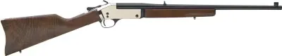 HENRY H15 SINGLE BARREL 45-70 - 22in. BRASS RECEIVER WALNUT