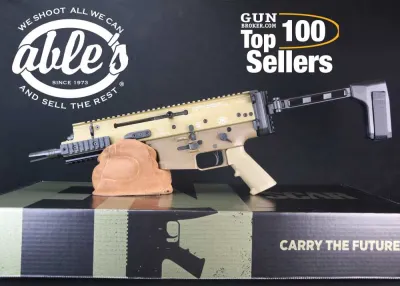 FN Herstal SCAR 15P Pistol 38101887, 300 Blackout, 7.50", SB Brace, NIB