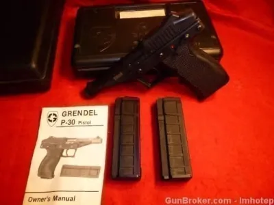 Grendel P-30 As New Semi Auto .22 Magnum WMR