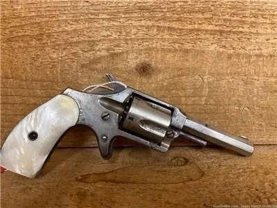 Lee Arms Red Jacket #4 .32 Short Rimfire w/ Mother of Pearl Grips - USED
