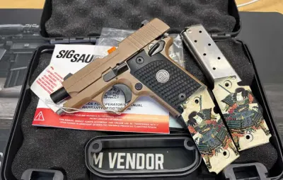Sig Sauer P238 EMP SCORP 380ACP COY NS plus extra mag and custom grips