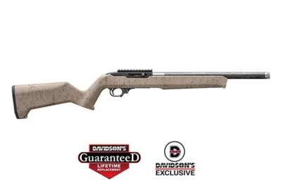Ruger 10/22 – 22 LR – 16? Threaded Barrel – Carbon Fiber – FDE – Davidson’s