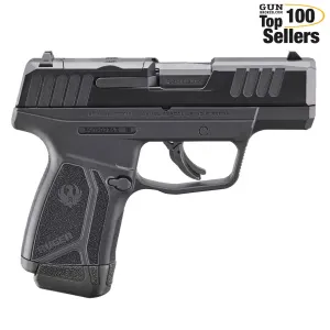 RUGER MAX-9 9mm 3.2in 12rd Manual Safety Black Nitride Pistol (3514)