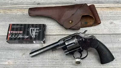 Colt New Service .455 Eley w/ Holster and Ammo