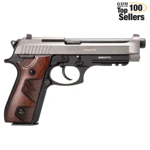 TAURUS PT92 9mm 5in 2x 17rd Mags Black/Tungsten Pistol 1-92015C1-HW2