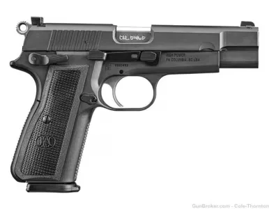 FN HIGH POWER 4.7" 9MM PISTOL, BLACK/BLACK - 66-100256