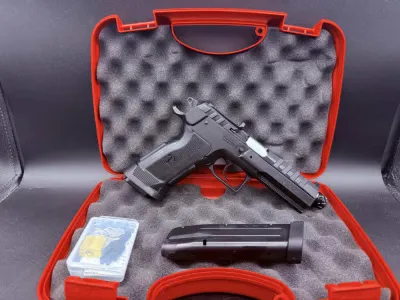 NEW! Tanfoglio Force Duty Tactical THREADED 9mm w/ RAPID SIGHT SYSTEM DA/SA Current Bid $338.00 2d 3h | 5 Bids
