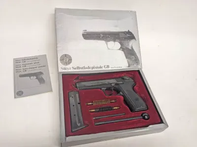 NIB! Steyr Model GB 9MM Parabellum (Luger) 5.25 Inch UNFIRED