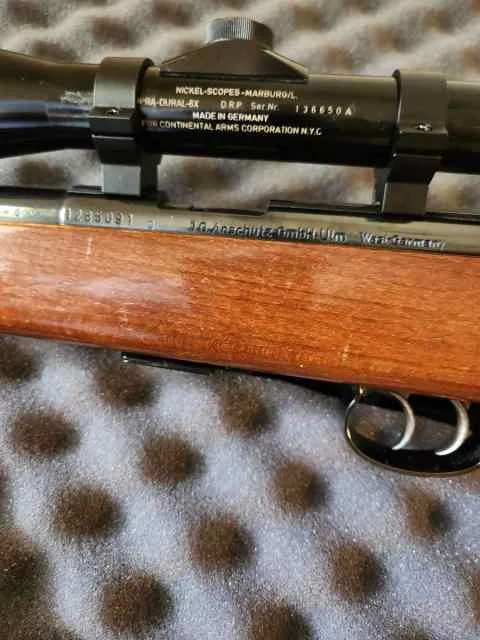 ANSCHUTZ rifle with German scope made 1972 DST for sale in San Antonio Texas