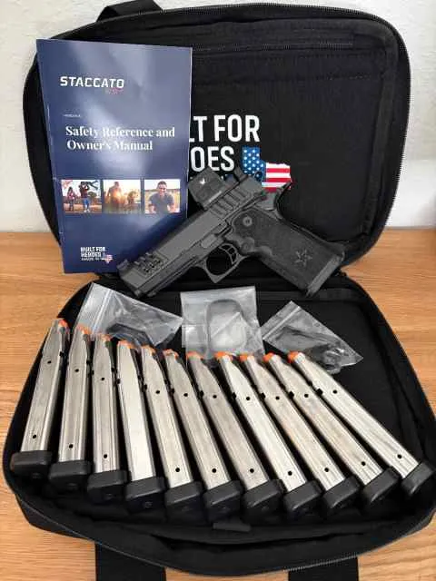 Staccato C 2024 Full Size, Def ST Encl, 13 Mags for sale in San Antonio Texas