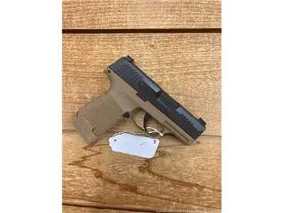 Sig Sauer P365 9mm pistol coyote frame TACPAC