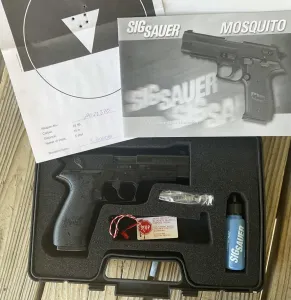 Sig Mosquito .22LR, As New in Box, PENNY START! Current Bid $155.00 4d 17h | 9 Bids