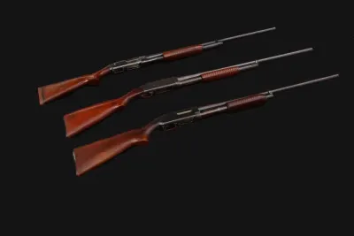 Lot of 3 Winchester & Remington Shotguns - Model 12, 25 & 10-A 12 Gauge