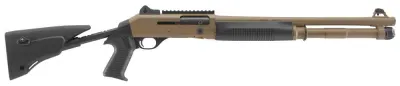 Benelli Model M4 EXT TACTICAL Shotun 12GA FDE 8RD ARGO Piston 11788 NEW MOD