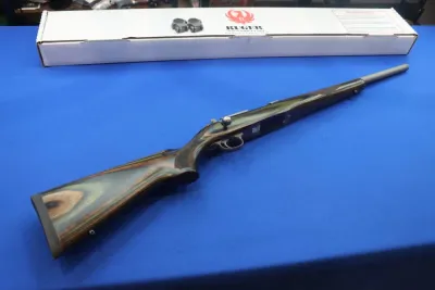 Ruger Model 77/22 Rifle 17 WSM 18" THREADED 17WSM STAINLESS LAMINATE 07219