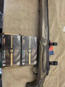 Ruger m77 Target new rings 3 lb trigger 40 OTM Ruger Heavy Barrel 26In 3lb trigger 40 rds otm