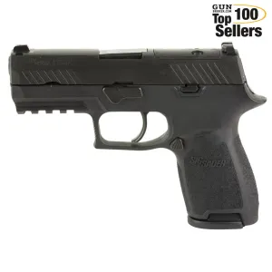 SIG SAUER P320 9mm 3.9In Blk Striker Siglite (2) 10Rd Pistol 320C-9-BSSP-10