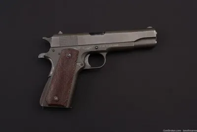 Ithaca/Colt M1911A1 U.S. Army .45 ACP - WWII - 1943 Mfg