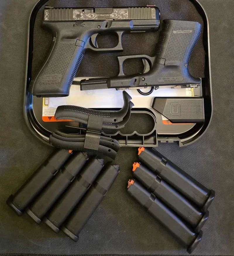 Glock 45 Gen 5, Full Kit, 7 Magazines, Extra Glock 19 Gen 4 Frame