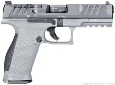 Walther PDP Full Size Handgun 9mm 18/rd 4.5" Barrel 2-Tone Grey Optic Ready