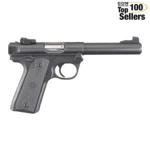RUGER Mark IV, .22 LR, 5.5in Bull Barrel, 2x 10 Round Mag (40107)