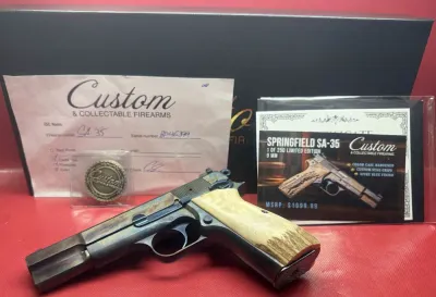 Springfield CNC Custom Case Color Hardened SA-35 45 ACP #8 of 250