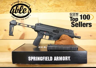 Springfield Kuna Pistol PDW KN90640BFSA, 40 S&W, 6.12", 30 Rd, W/Brace, NIB