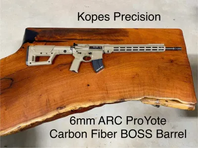Kopes Precision 6 mm ARC ProYote Carbon Fiber Barrel 18" FDE