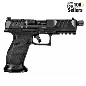 WALTHER PDP Pro SD Full Size 9mm 5.1in Threaded 3x 18rd Mags OR Blk Pistol