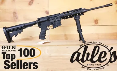 Del-Ton DTI-15 Semi-Auto AR15 Rifle, 5.56 NATO, 16" Barrel