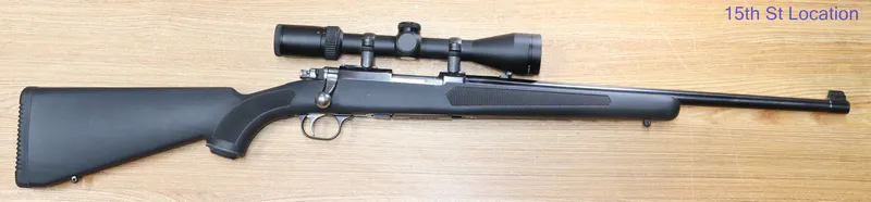 Ruger 77/44 .44 Rem Mag 18.5" Barrel Cabela's 3-12x40mm Scope